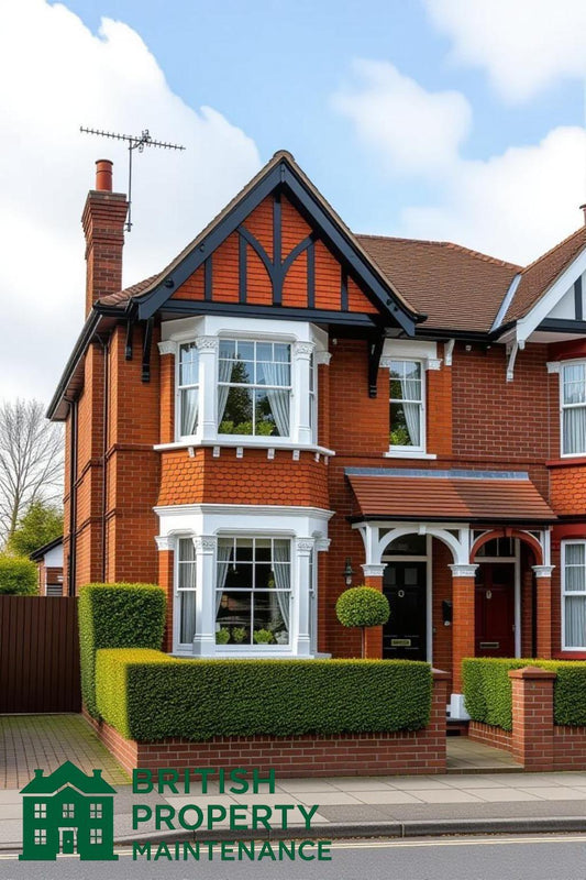 Semi-Detached House Front Garden Leaf Removal Service