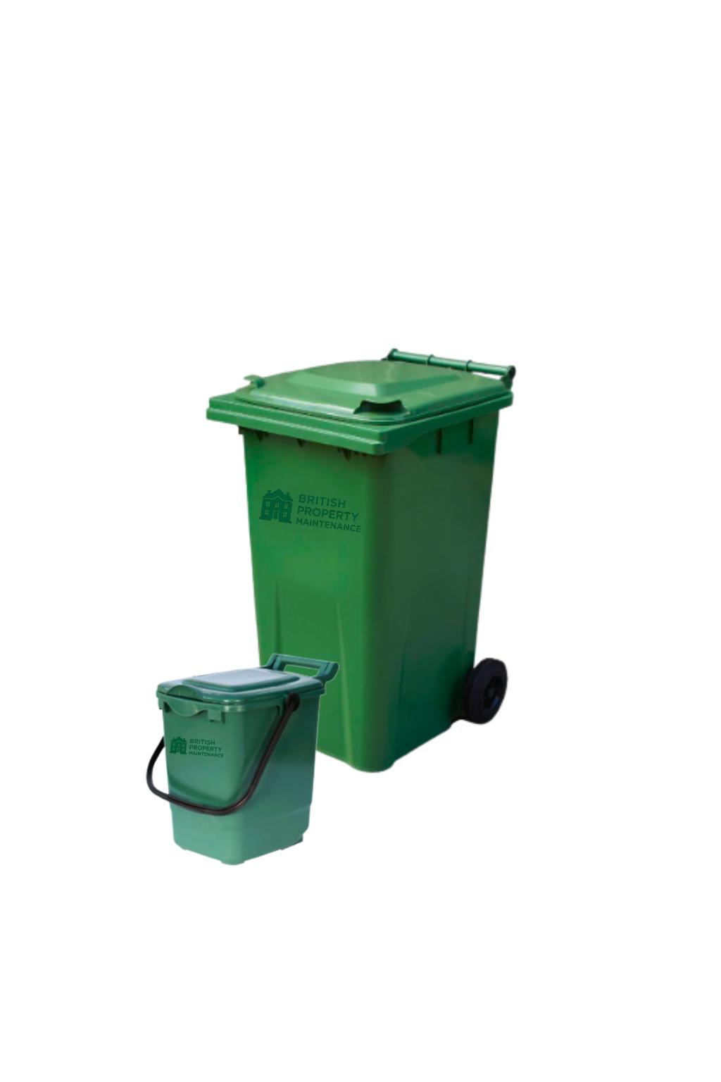 One Bin and One Food Caddy Cleaning service