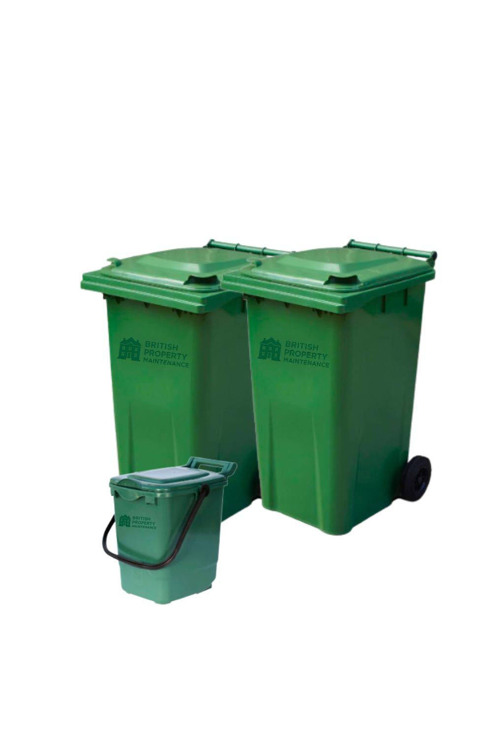 Two Bins and One Food Caddy Cleaning Service