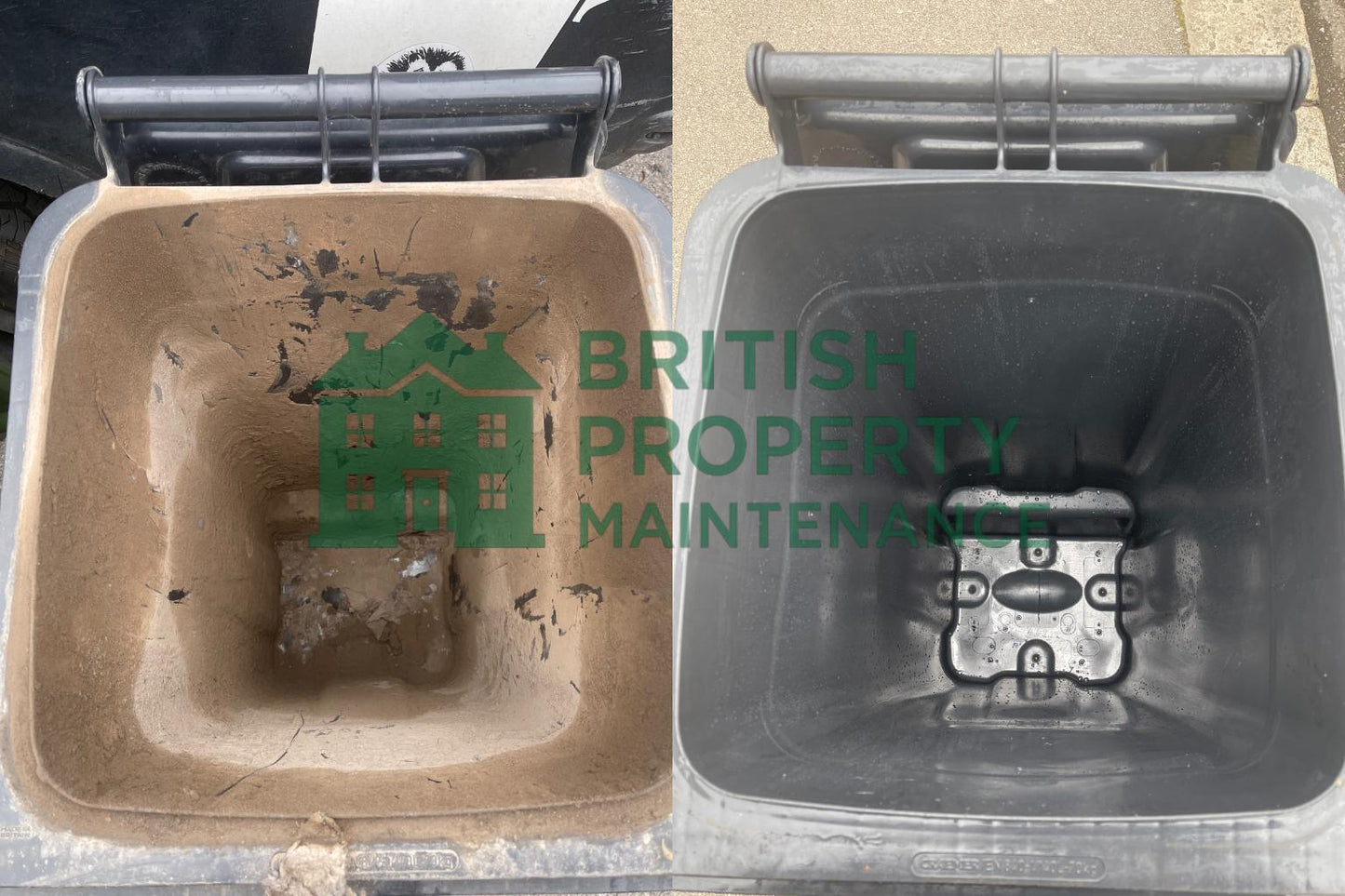 Two Bins and One Food Caddy Cleaning Service